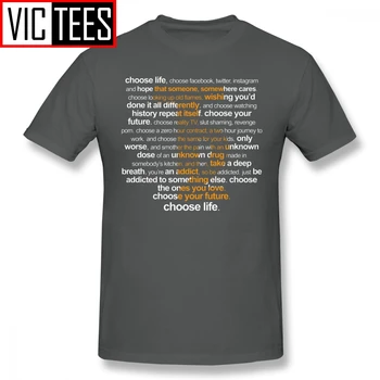 Vīriešu Trainspotting T Krekli Trainspotting 2 T-Krekls Uzdrukāts Tee Krekls Kokvilnas XXX Cilvēks Gadījuma Jautri Tshirt