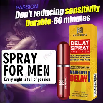 Vīriešu Orgasma Spray vīriešiem kavēšanās krējuma 60 minūšu garas novērstu priekšlaicīgu ejakulāciju dzimumlocekļa paplašināšanās erekcija spray