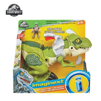 Jurassic Pasaules Rotaļu Dinozauri, Rotaļlietas Imaginext Mega Muti Tyrannosaurus Kolekcionējamus Dinozaura Modelis Kustamo Kopīgas Rotaļlietas GBN14
