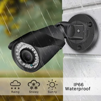 H. 265 4MP 2MP 1080P IP Kamera Sony IMX307 2.8-12mm 4X Tālummaiņa Ūdensnecaurlaidīgs POE IP Kamera Outdoor IS 25-35m Nakts Redzamības Tālvadības Skats