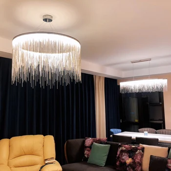 Mūsdienu pendant light bar Led pendant lampas ēdamistabas Nerūsējošā tērauda pušķis lampas Vintage piekariņu gaismas dzīvojamā istaba loft lampas