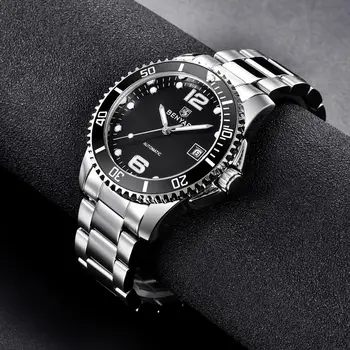 BENYAR uzņēmējdarbības vīriešu mehāniskās rokas pulksteņi top luksusa zīmolu tērauda vīriešu pulkstenis ūdensizturīgs sportā vīriešu rokas pulkstenis 2019 Relogio Masculino