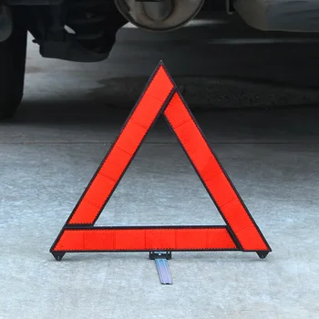 Auto Drošību Ārkārtas Statīva Brīdinājuma Zīmes Sadalījums Brīdinājuma Trijstūris Sarkana Atstarojoša Drošības Apdraudējumu, Auto Statīvu Salocīts Stop Zīmi