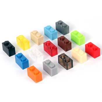 1x2 Augstu Ķieģeļu Pilsētas Celtniecības Bloku Plastmasas Mini Kara Celtniecības Bloki, Ķieģeļi Izglītības Legoed Bloks Rotaļlietas Bērniem Dāvanas 50gab
