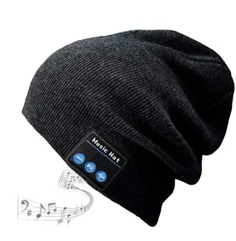 UNCJC Hi-Res Bluetooth Cepuri, Austiņas Bezvadu Knited Mūzikas Klp Austiņu Sporta beanie Vīriešu un Sieviešu Svētku Dāvanas, Galvassegas