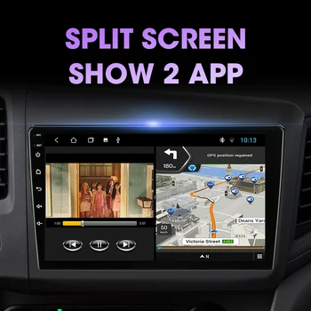 JMCQ Android 9.0 Auto Radio Multimediju Video Atskaņotājs Honda Civic 2012. -. gadam 2Din 2+32G Split Screen Peldošo logu ar Rāmi