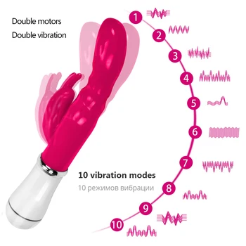 G Spot Trušu Vibrators Klitora Stimulācija Maksts Massager Feamale Masturbācija Erotiska Pieaugušo Seksa Rotaļlietas Dildo Sievietēm