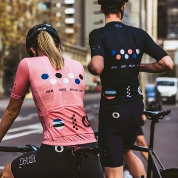 Komanda riteņbraukšana tērps sievietēm 2020 Gaisa acu piedurknēm īsā cikla jersey un 9.D gel pad šorti Elpojošs velo apģērbi
