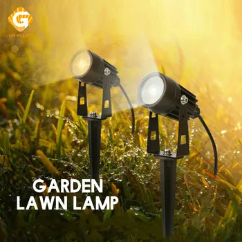 Dārza LED Zālienu Lampas 12V Āra Ceļu Ainavas Smaile Gaismas 3W Kopums Sienām, Kokiem, Zemes, Ūdensizturīgs IP65 Prožektori