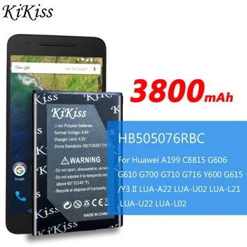 HB505076RBC Akumulatoru Huawei Y3 ii Y3II-U22 G606 G610 G610S G700 G710 G716 A199 C8815 Y610 Tālruņa Akumulatora 3800mAh +Ceļa NAV.