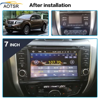 Android 8.1 Auto Auto Radio Nissan NP300 Navara 2016 2017 2018 2019 GPS Navigācija ar dvd atskaņotāju, WIFI, 4+32GB Wifi