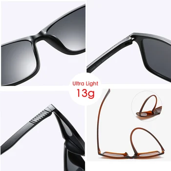 Ultra Light Sieviešu/Vīriešu Polarizētās Saulesbrilles, Anti Glare Brilles Braukšanas Unisex Saulesbrilles ar UV aizsardzību, aizsargbrilles/Brilles/Toņos