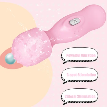 2 Frekvences Spēcīgs Maksts Vibrators Klitora Stimulators AV Stick G Spot Vibrators, Dildo Sieviešu Masturbācija Seksa Rotaļlietas Sievietēm