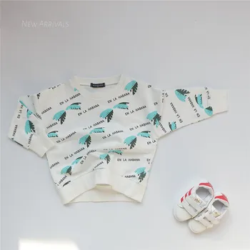 Bērnu Apģērbu Komplektus Ar Garām Piedurknēm Leopards Drukāt Sporta Krekls Un Bikses Tracksuit Toddler Zēni Meitenes Apģērbs, Sporta Apģērbs, Komplekts