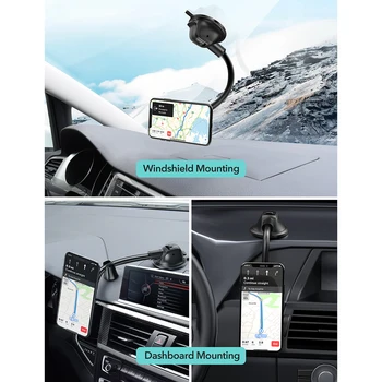 Mpow CA154 Auto Telefona Turētājs 360 Grādu Magnētisko Telefons Mount Universal Paneļa pie Vējstikla Mobilā tālruņa Turētāju Automašīnas iPhone 11