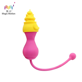 Klitora Vibrators piederumu Magic Motion seksa rotaļlietu Sievietei Vagīnas stimulators Burvju Elizabath Kaķis Vibrējošais ola Klp Flamingo