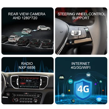 ISUDAR V57S Android Autoradio Par KIA/Sportage 3 4 2016-2018 Auto Multimediju Atskaņotājs, Stereo Sistēma, Balss Vadība DVR IPS Nē 2 Din
