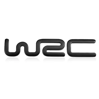 1gb WRC Uzlīmi, Emblēmu Labāko Electroplate Metāla Emblēma Uz Auto Virsbūves Bagāžnieka Vāks Auto Uzlīmes Uzlīmes Emblēmu