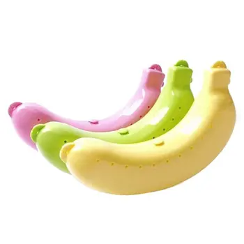 3pcs Jaunu Stilu Īpašais piedāvājums Plastmasas Banānu Aizsargs Konteineru Kastes Turētājs Gadījumā Pārtikas Pusdienas Augļu Uzglabāšanas Kaste
