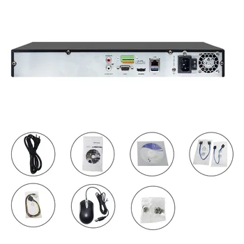 Hikvision angļu Versija DS-7608NI-K2/DS-7616NI-K2 8CH/16CH Max atbalsta 8MP KĪN 4K H. 265 VRR Tīkla Digital Video Recorder