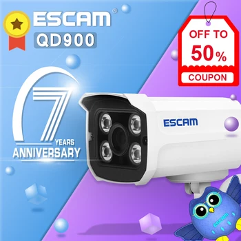 ESCAM QD900 WiFi Āra IP Bullet Fotokameras Ūdensdrošs Mājas Drošības CCTV Kameras ir Nakts Redzamības, Kustības Detektoru,