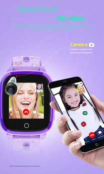 Wonlex KT10 Smart Pulksteņi Bērniem SOS-Uzraudzīt 4G Video IP67 Waterproof Android OS Telefonu Skatīties Bērnu Tracker GPS Ierīci, Dāvanu
