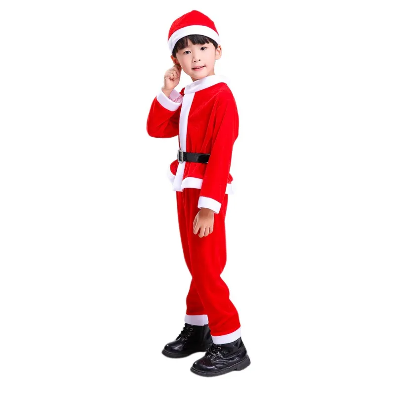 Diligence beneficial Cherry 3pcs ziemassvētku tērpu santa claus uzvalks vīriešu kostīmi bērniem,  apģērbu komplekts pasūtīt / Zēnu Apģērbi < www.poltrade.lv